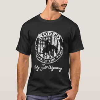 Cody Wyoming Rodeo-Hauptstadt der Welt um des Himm T-Shirt