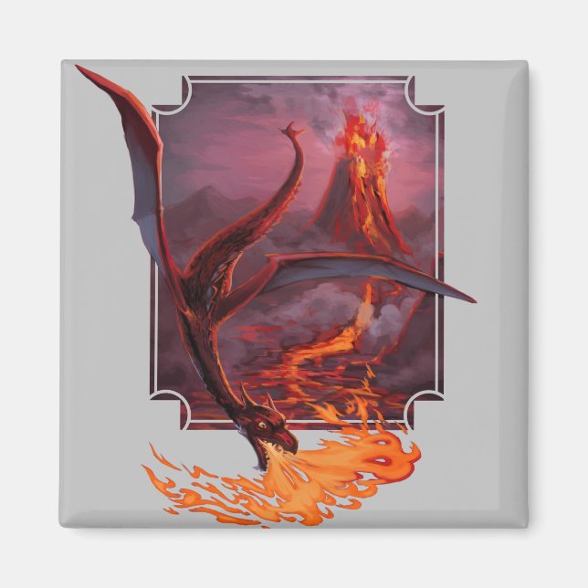 Cody's Lava Dragon Magnet (Vorne)