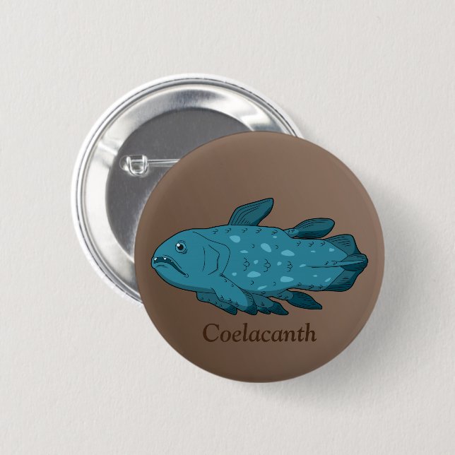 Coelacanth Button (Vorne & Hinten)