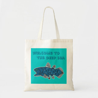 Coelacanth Tasche "WILLKOMMEN zum TIEFEN MEER "