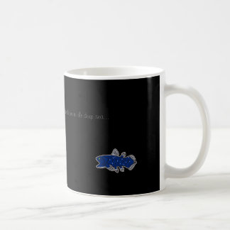 Coelacanth Tassen-Schwarzes Kaffeetasse