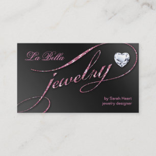 Coeur 2 de rose de noir de carte de visite de