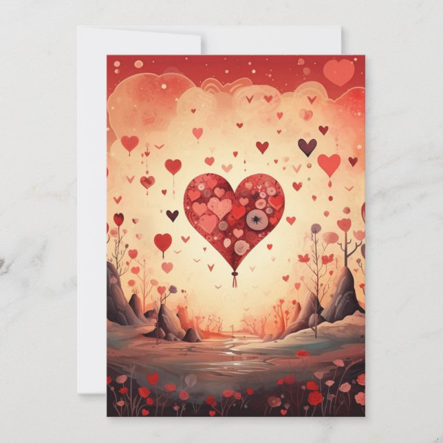 Cœur Amour : Quand je te dis - Carte de Saint-Vale (Devant)