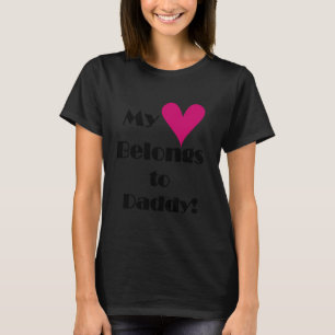 Coeur appartient à papa Tshirts et cadeaux