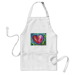 Coeur avec espoir Art sur mesure tablier