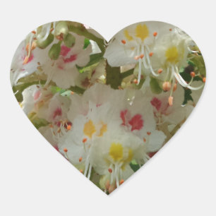 Cœur Beau Sticker Coeur Fleur