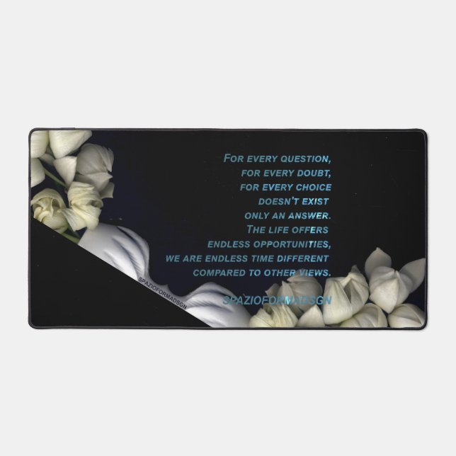 "Coeur blanc en noir de la lune" & Doubt (Recto)