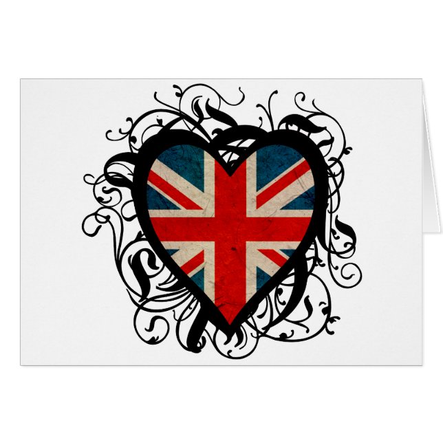 Coeur britannique décoratif (Devant horizontal)