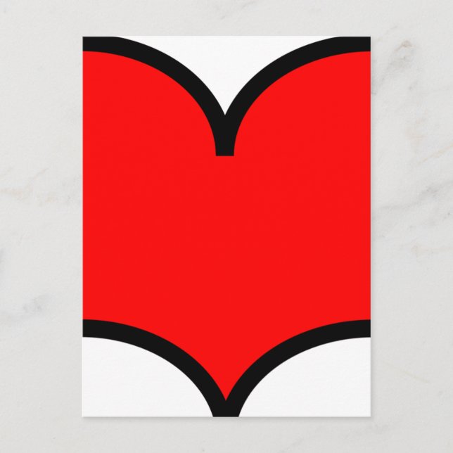 Coeur - Carte postale (Devant)