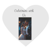 Célébrez avec nous mariage couple Sticker
