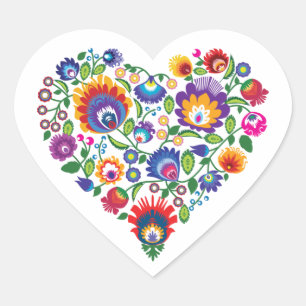 Cœur 💜 💓 Coeurs inspirés par Folk, Sticker du Co