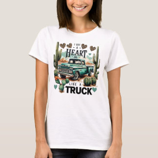 Coeur Comme Un T-shirt Camion