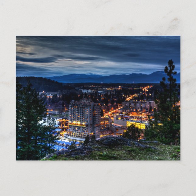 Coeur d' Alene Obscurity Postkarte (Vorderseite)