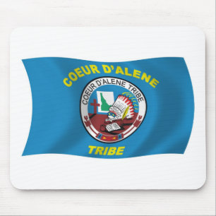 Coeur d'Alene Flag-Mauspad Mousepad