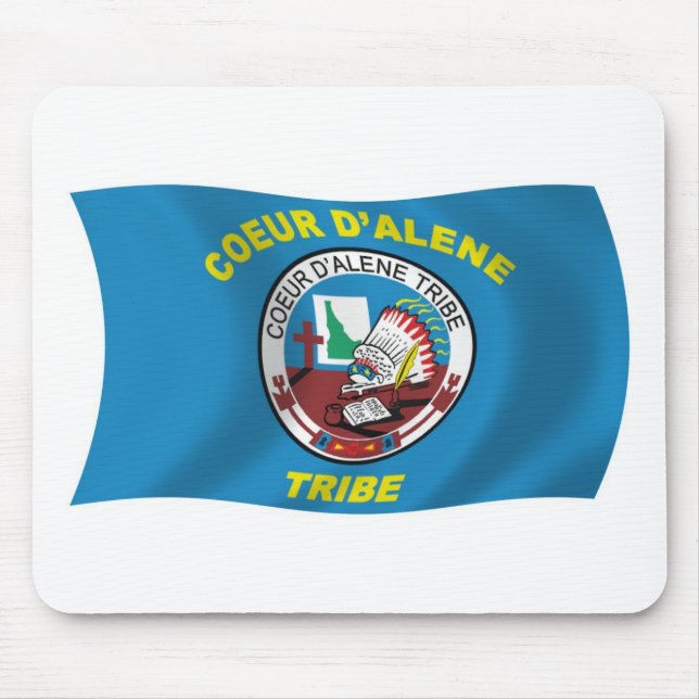 Coeur d'Alene Flag Mousepad (Vorne)