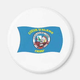 Coeur d'Alene Flaggenmagnet Magnet