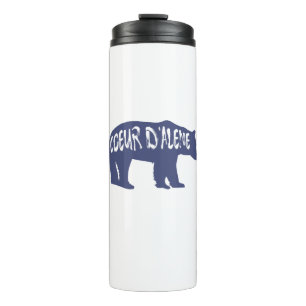 Coeur d'Alene Idaho Bear Thermosbecher