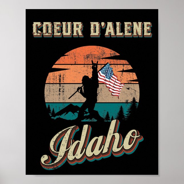 Coeur d'Alene Idaho Poster (Vorne)