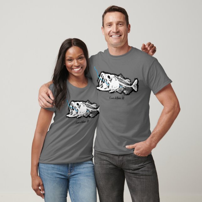 COEUR D'ALENE ONE BAD BASS SWALLOWWING ID PATRIOT T-Shirt (Unisex)