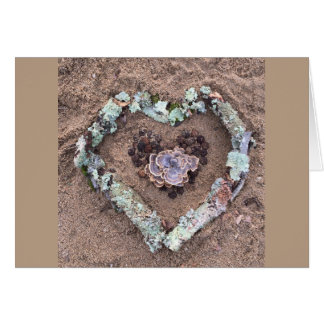 Coeur d'art de nature d'hiver