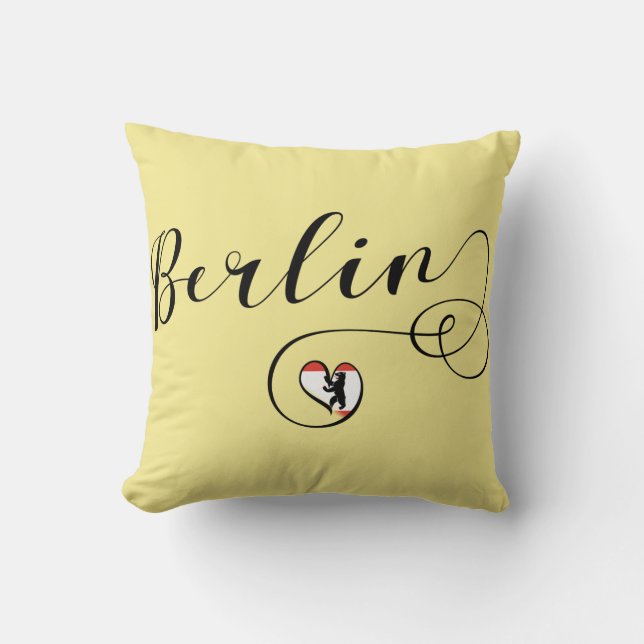 Coeur de Berlin Jouer Coussin (Recto)