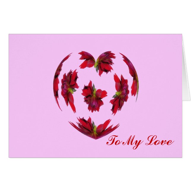 Coeur de dahlia (Devant horizontal)