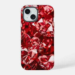 Cœur de diamant de cristal rouge