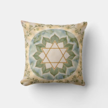 Cœur de Gaïa - Coussin de lancer de Lotus Anahata