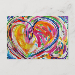 Coeur de joie Personnalisé Petites invitations ou 
