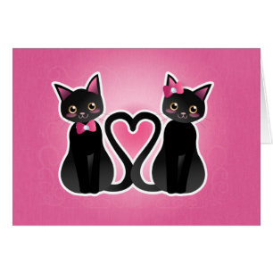 Coeur de Kitty - ver-carte de charbon de bois