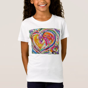 Coeur de la joie Art Peinture T-shirt d'amour