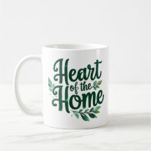 Coeur de la maison | Mug de nom personnalisé