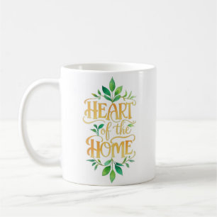 Coeur de la maison Mug de nom personnalisé