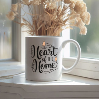 Coeur de la maison | Mug de nom personnalisé