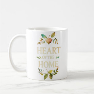Coeur de la maison Mug de nom personnalisé