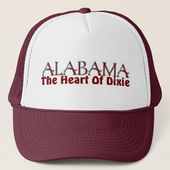 Coeur de l'Alabama des casquettes de Dixie (Devant)