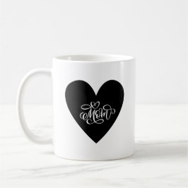 Coeur de maman Mug - Élégant et aimant
