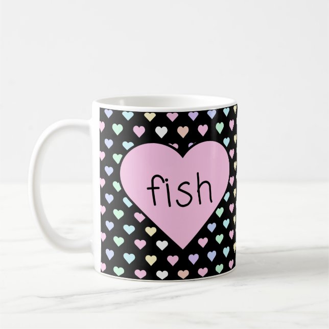 Coeur de poisson Mug (Gauche)