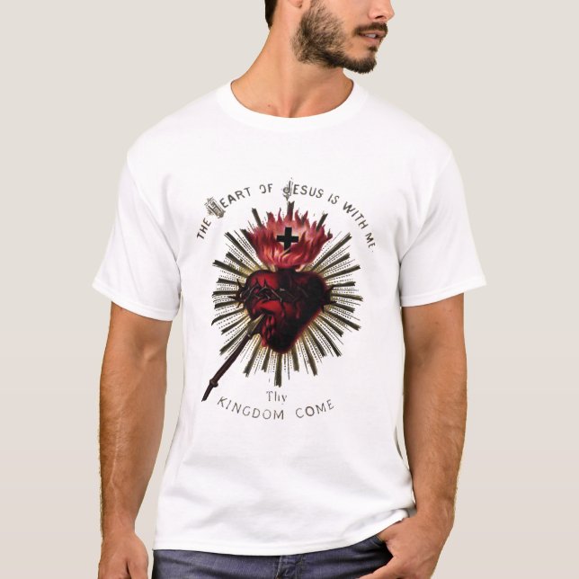 Coeur de T-shirt de Jésus (Devant)