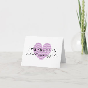 Coeur de zigzag pourpre Serez-vous ma carte de fem