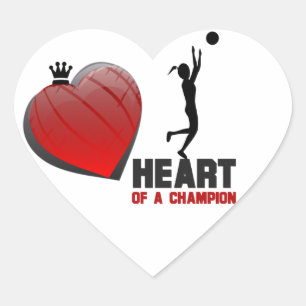 Coeur des autocollants d'un basket-ball de dames