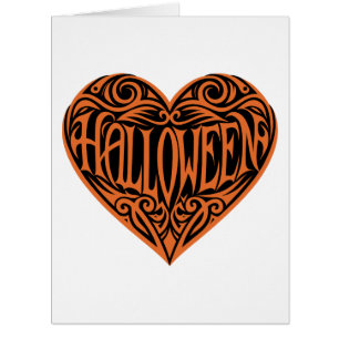 Coeur d'Halloween, Coeur orange, Vacances