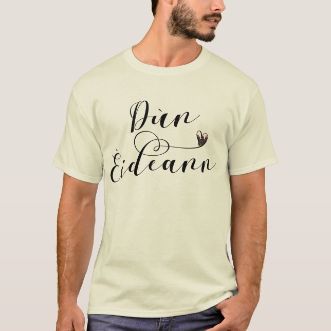 Coeur Drapeau d'Édimbourg, T-shirt Dùn Èideann (Devant)
