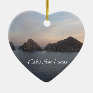 Cœur En Céramique Ornement Cabo San Lucas