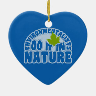 Cœur En Céramique Ornement écologiste - personnaliser