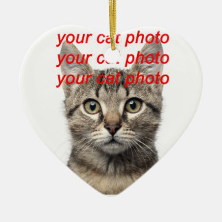 Cœur En Céramique Ornement personnalisable de coeur