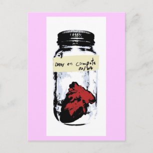 Coeur En Compote Postkarte