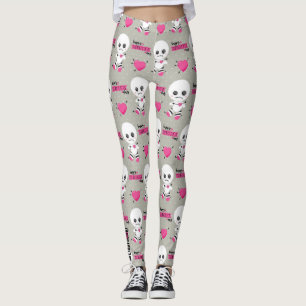 Cœur ensorcelé : Poupée vaudoue et leggings à cœur