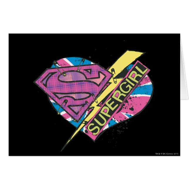 Coeur et boulon supergirl (Devant horizontal)