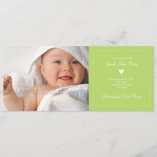 Coeur ・ Faire-part bébé